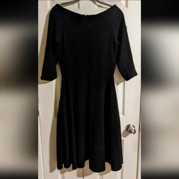 InLove by Marina Bulatkina Dress 10 Audrey Black Fit & Flare - Picture 6 of 7